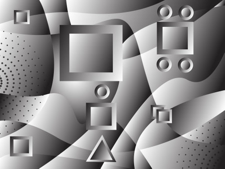 Abstract background with geometric shapes. Vector illustration for your graphic design.のイラスト素材