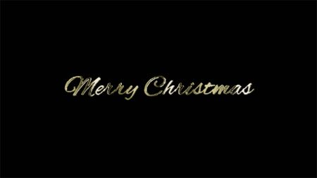 Merry Christmas - Black Background celebration greeting banner, Abstract typography poster.の写真素材