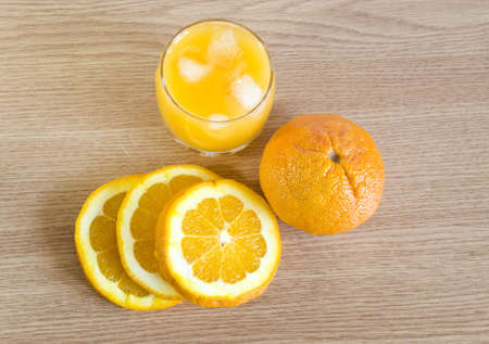 freshly squeezed organic orangesの写真素材