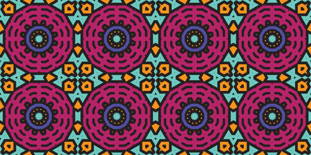Abstract ethnic seamless pattern background Premium Vector
