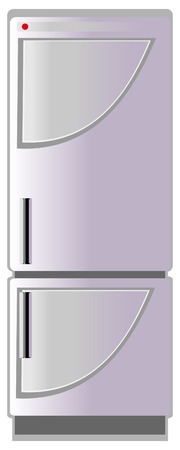 Refrigerator, vector illustrationのイラスト素材