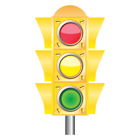 Vector traffic lightのイラスト素材