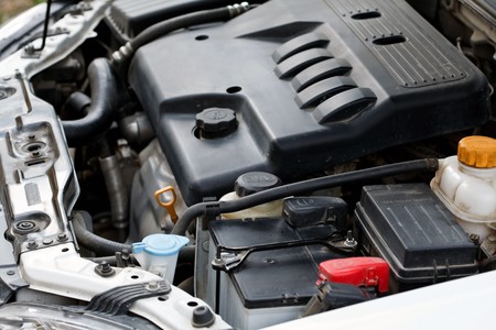 The engine of the car. の写真素材