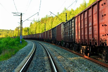 Freight trainの写真素材