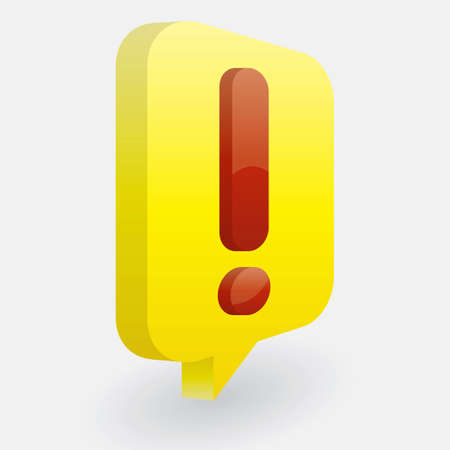 Speech bubble over light grey backgroundのイラスト素材