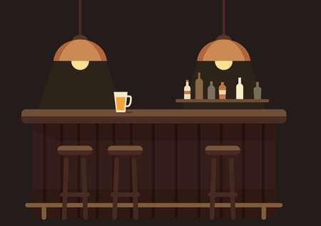 Bar concept with icon design, vector illustration 10 eps graphic.のイラスト素材
