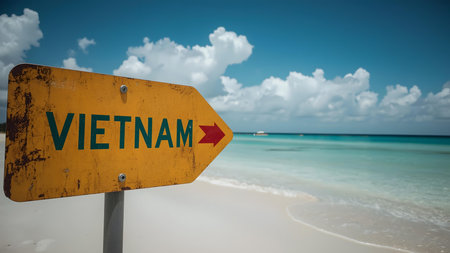 discover vietnam travel with stunning beaches turquoise waters rich culture and tropical adventure perfect for holidays relaxation and exploration in asiaの素材