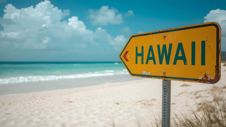 Discover hawaii beach paradise with turquoise ocean waves golden sand and tropical island charm perfect for travel adventure relaxation and unforgettable vacation experiencesの素材