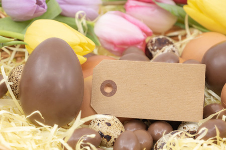 Country graphic resource for Easter and tulips