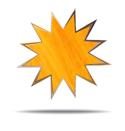 grunge illustration of a sunのイラスト素材