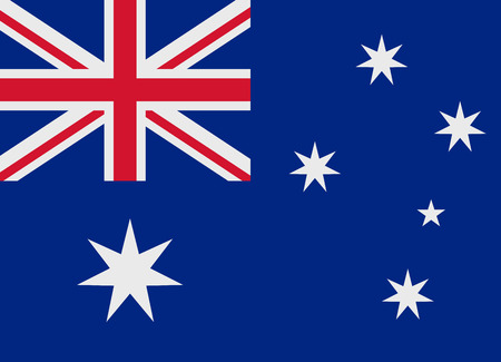 Flag of Australia vector illustrationのイラスト素材