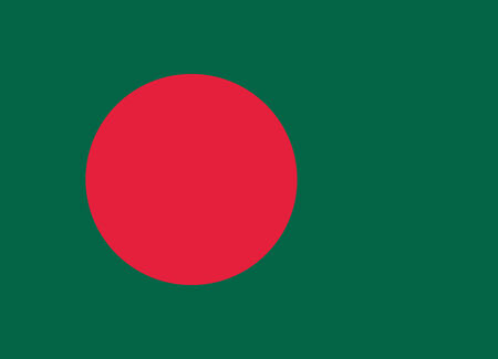 Flag of Bangladesh vector illustrationのイラスト素材