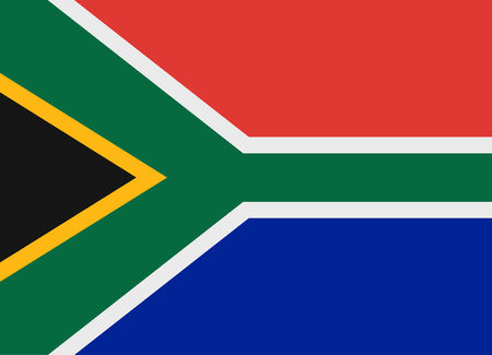 Flag of South Africa vector illustrationのイラスト素材