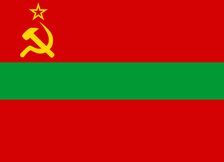Flag of Transnistria vector illustrationのイラスト素材