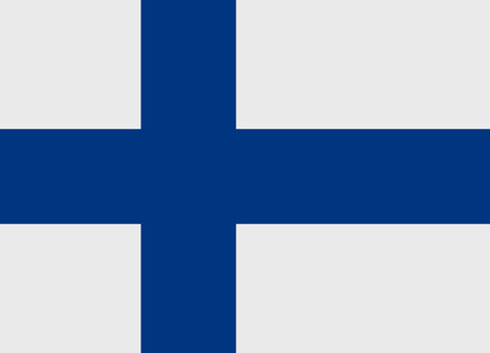 Flag of Filand vector illustrationのイラスト素材
