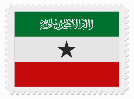 illustration Somaliland flag stampのイラスト素材