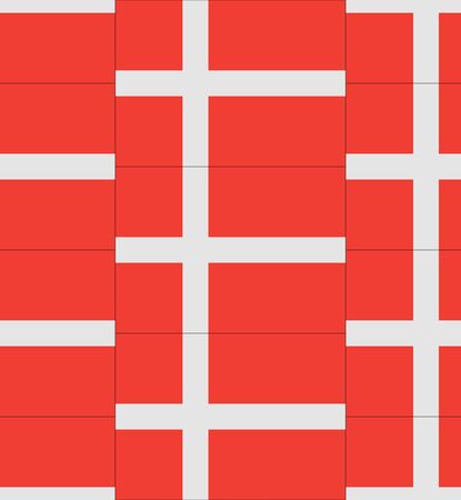 Flag Denmark texture vector illustrationのイラスト素材