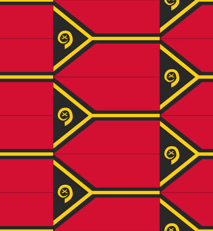Flag Vanuatu texture vector illustrationのイラスト素材