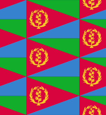 Flag Eritrea texture vector illustrationのイラスト素材