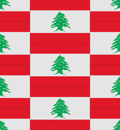 Flag Lebanon texture vector illustrationのイラスト素材