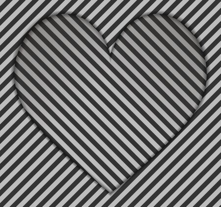 design heart background diagonal linesのイラスト素材