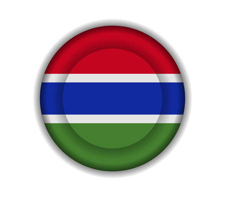 button flags gambiaのイラスト素材