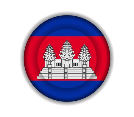 button flags cambodiaのイラスト素材