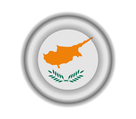 button flags cyprusのイラスト素材