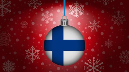 christmas in filandのイラスト素材