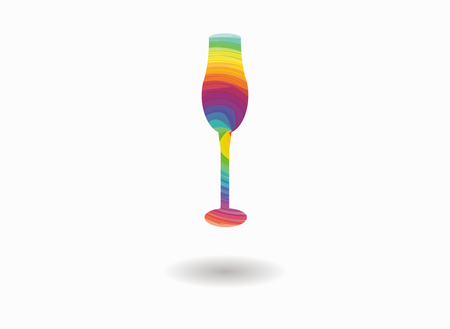 cup colorful iconのイラスト素材