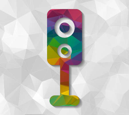 speaker low polyのイラスト素材