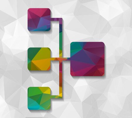 net low polyのイラスト素材