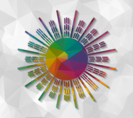 summer low polyのイラスト素材