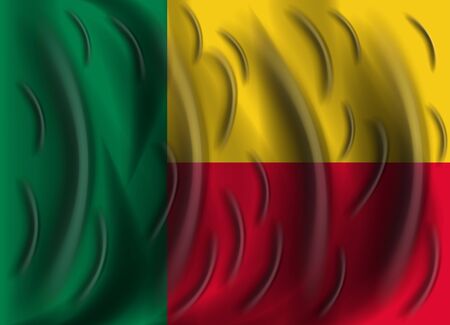 benin wind flagのイラスト素材