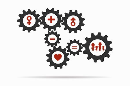 creating a familyのイラスト素材