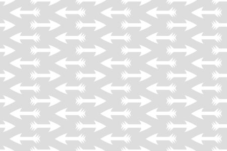 arrows seamless wallpaper whiteのイラスト素材