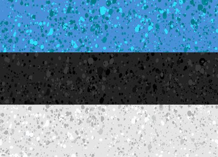 estonia flag grunge illustrationのイラスト素材