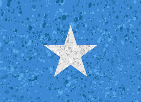 Somalia flag grunge illustrationのイラスト素材