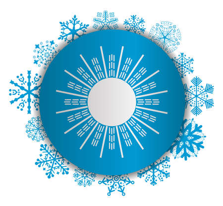 Summer Christmas icon.のイラスト素材