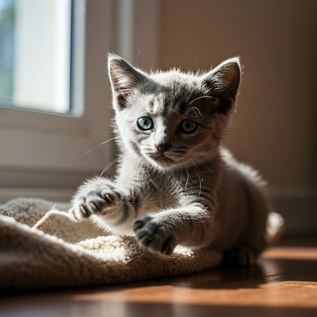 Lovely and cute baby kittenの素材