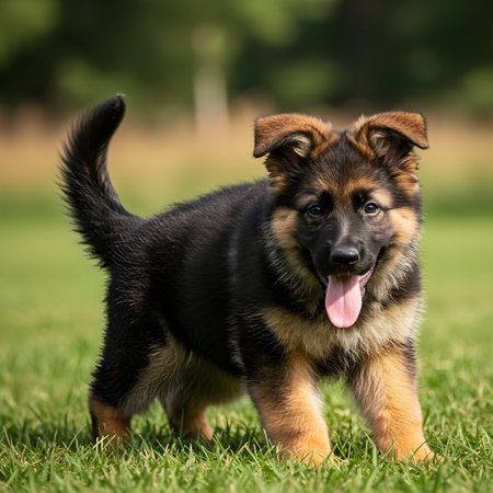 Lovely and cute baby puppyの素材
