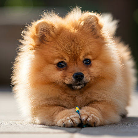 Lovely and cute baby puppyの素材