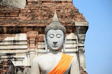 Archaeological  of Ayudthayaの写真素材