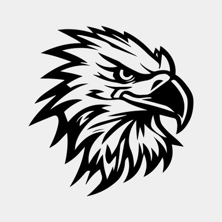 eagle head vector illustration, can be used for mascot, logo, apparel and moreのイラスト素材