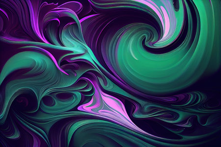 Abstract background. Blue and purple palette. Raster fractal graphics.の素材