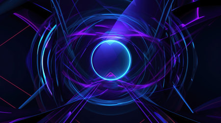 abstract fractal background a computer-generated 2D illustration, textureの素材