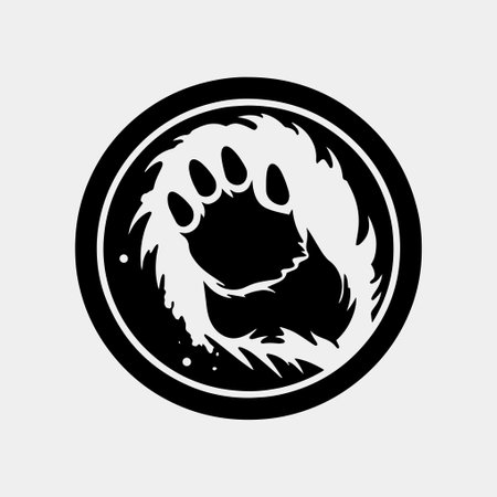 animal footprint icon vector illustrationのイラスト素材