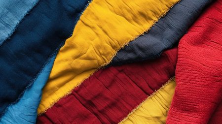 fabric texture. silk textile cloth Generative AI, AI Generatedの素材