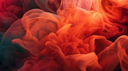 red smoke on a dark background Generative AI, AI Generatedの素材