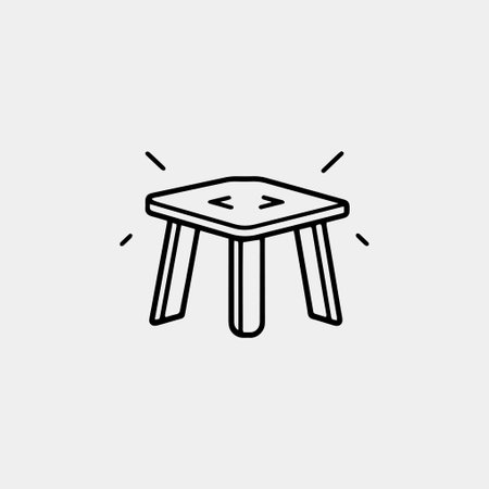 chair icon. vector illustration isolated on whiteのイラスト素材